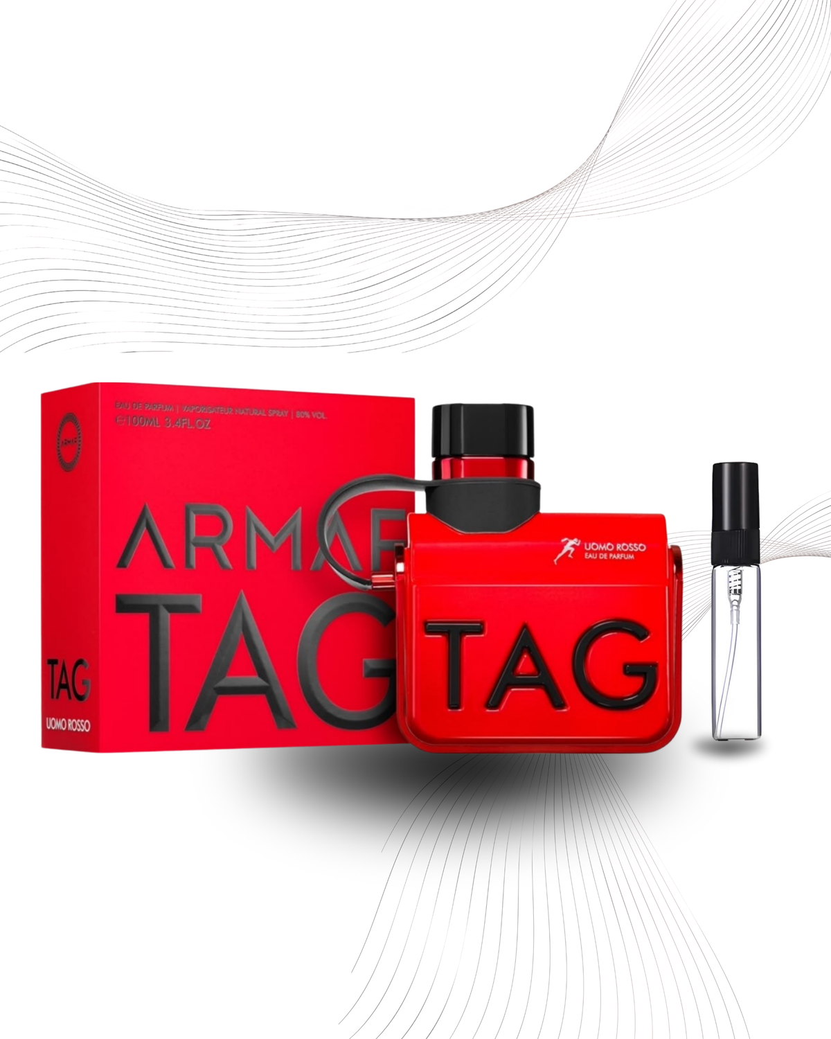 TAG UOMO ROSSO DE ARMAF