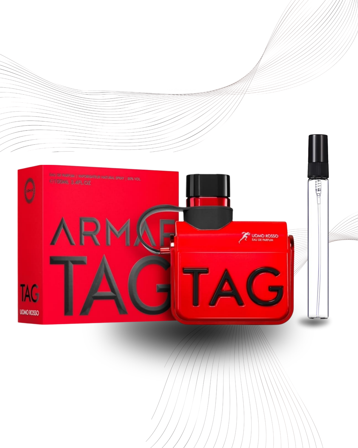 TAG UOMO ROSSO DE ARMAF